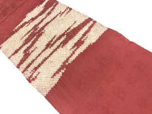 アンティーク　絞り霞模様刺繍名古屋帯